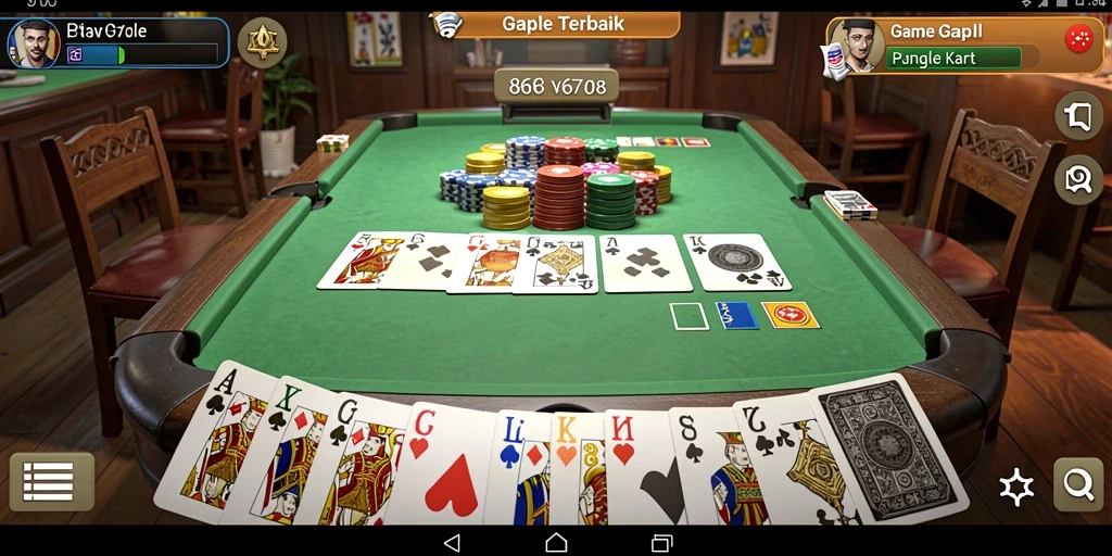 Gameplay seru dan kompetitif Gaple di 8768.