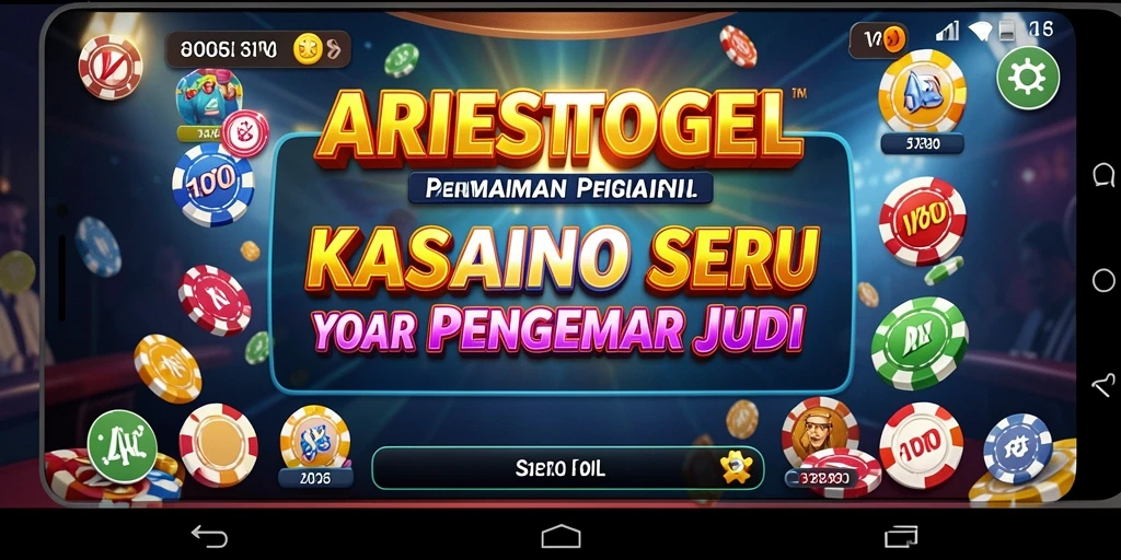 Screenshot permainan <strong>ARIESTOGEL</strong> menampilkan keseruan bermain kasino.