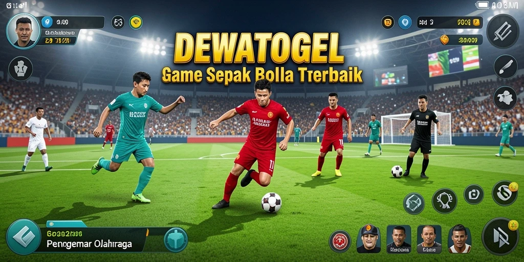 Tampilan seru permainan <strong>DEWATOGEL</strong> dengan aksi sepak bola yang mendebarkan.