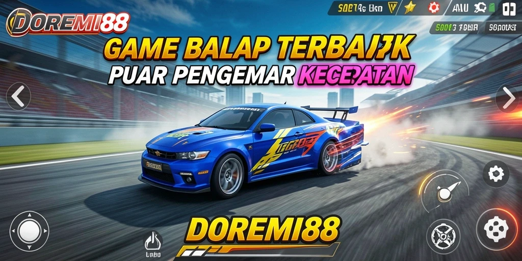 Screenshot DOREMI88 menampilkan aksi balap yang mendebarkan dan grafis yang menawan.