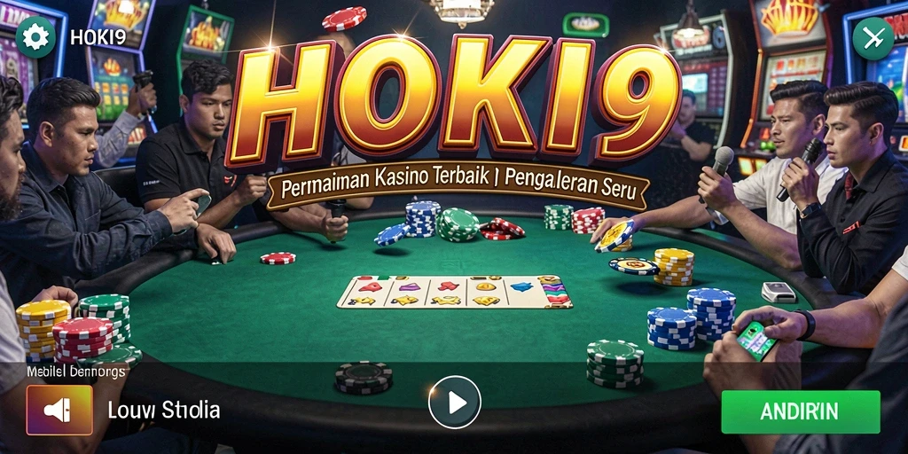 Screenshot HOKI9 menampilkan aksi seru permainan Kasino.