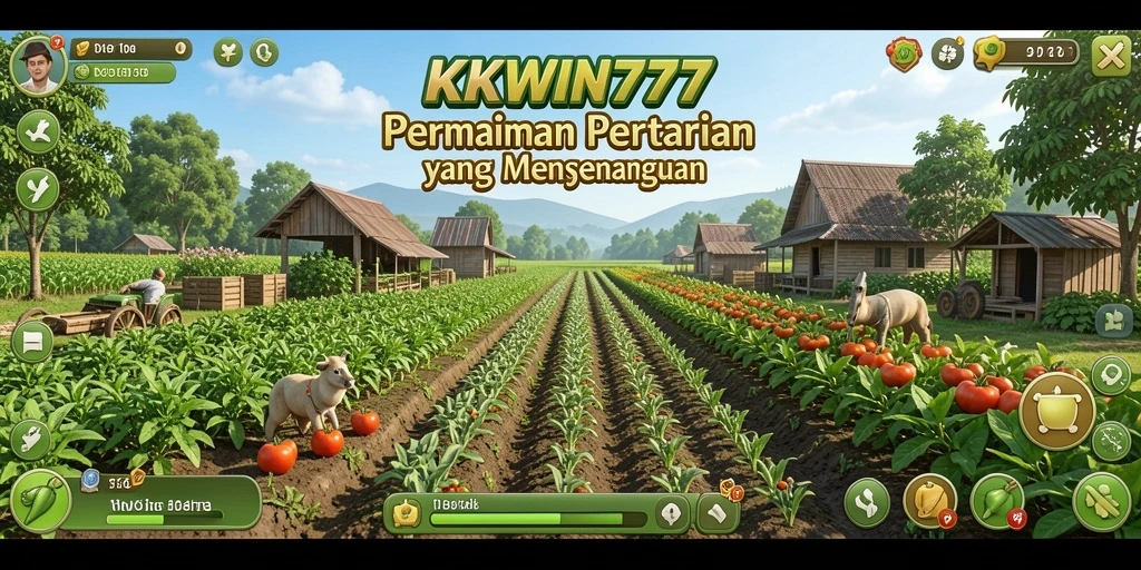 Gameplay KKWIN777 yang menyenangkan dengan berbagai aktivitas pertanian.