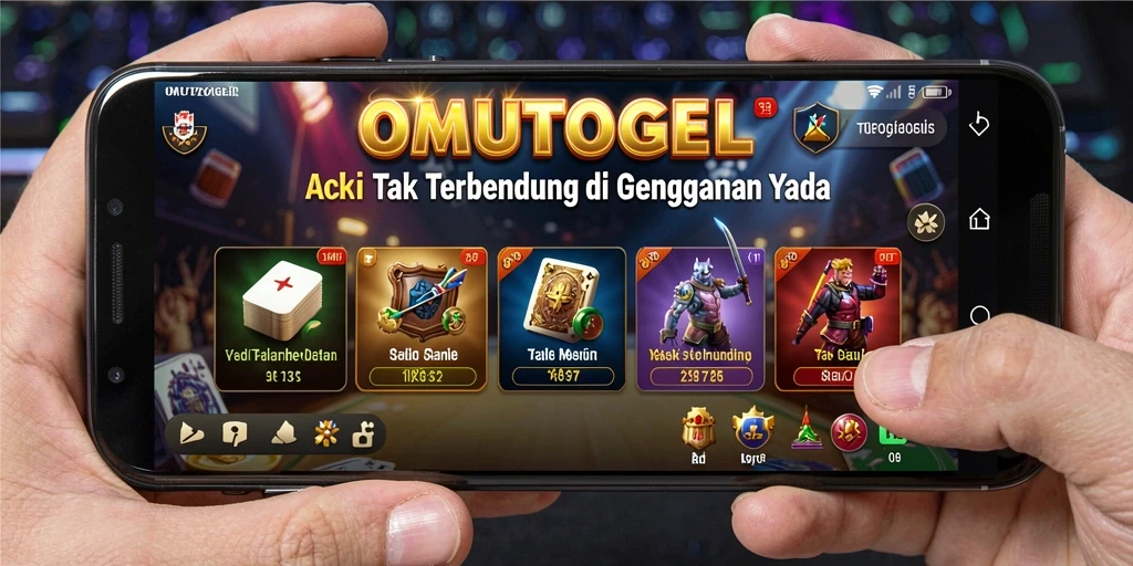 Screenshot gameplay OMUTOGEL yang menunjukkan aksi pertempuran yang intens.
