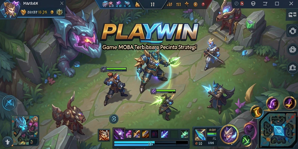 Gameplay seru dan strategis dalam <strong>PLAYWIN</strong> dengan aksi tim yang dramatis.