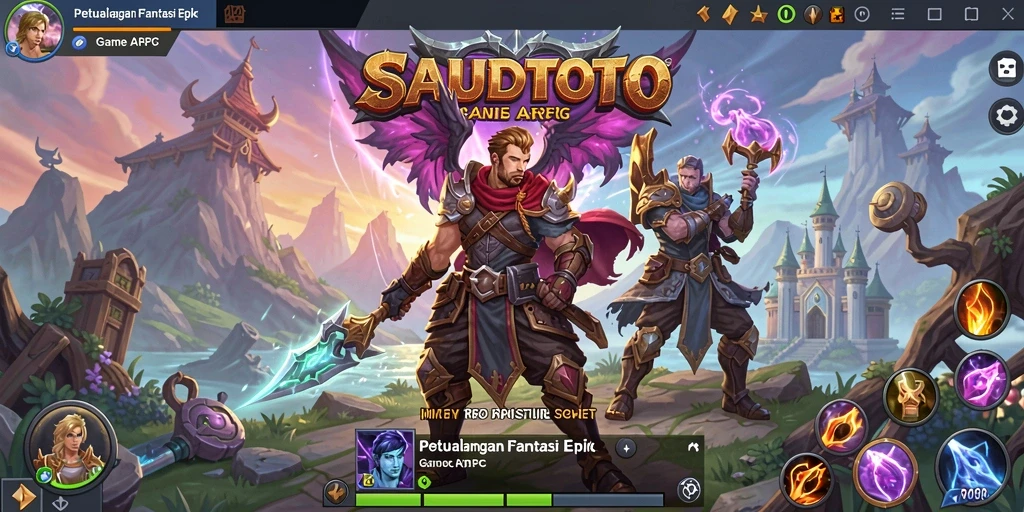Tangkapan layar utama dari gameplay SAUDITOTO yang menampilkan aksi mendebarkan.
