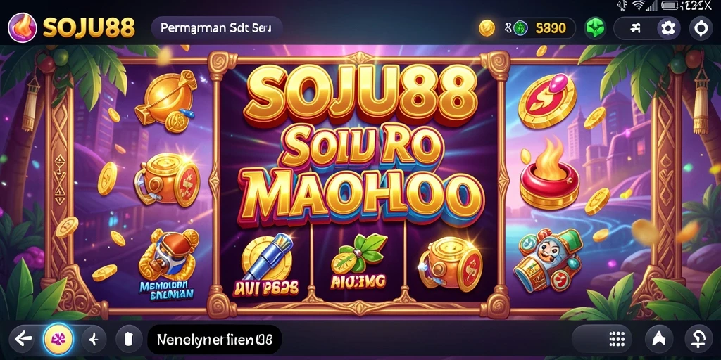 Gameplay seru mesin slot SOJU88 dengan grafis menawan.