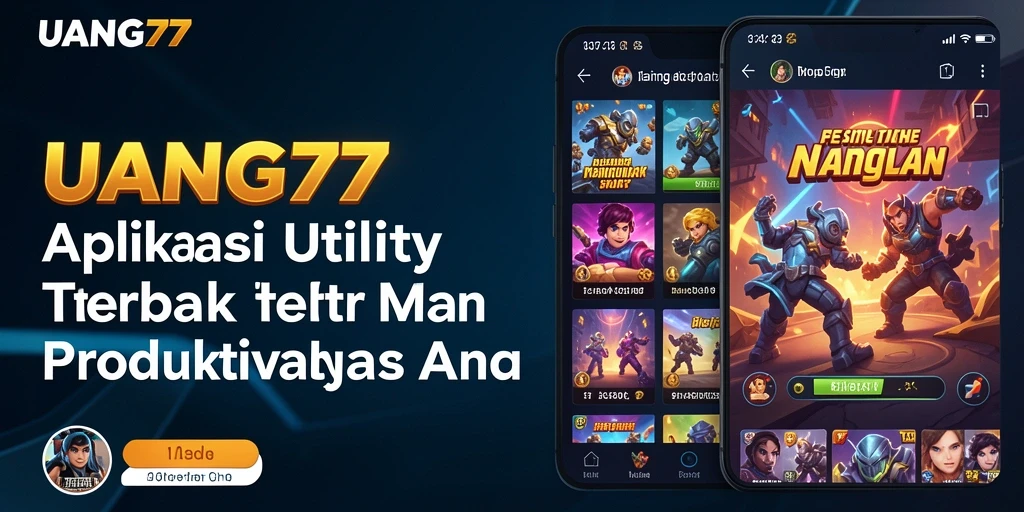 Tampilan utama aplikasi UANG77 yang intuitif dan mudah digunakan.